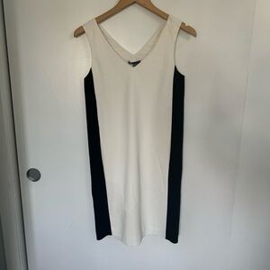 Vince Black and White Colorblock Dress Size‎ XXS